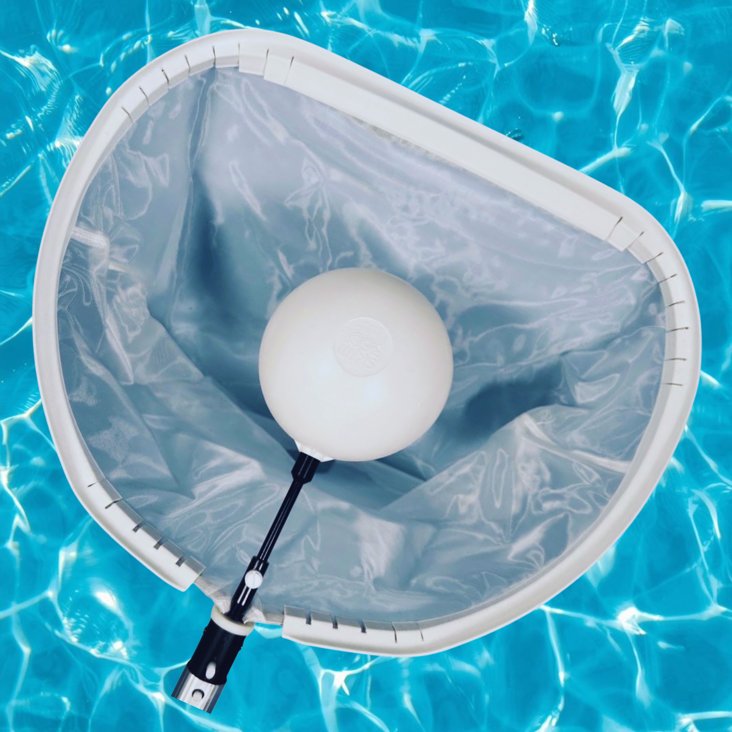 SKiM360 "Floater/Rake" Combo 18 Inch Fine Nylon Silt/Pollen Net - Sold 5 Per Box