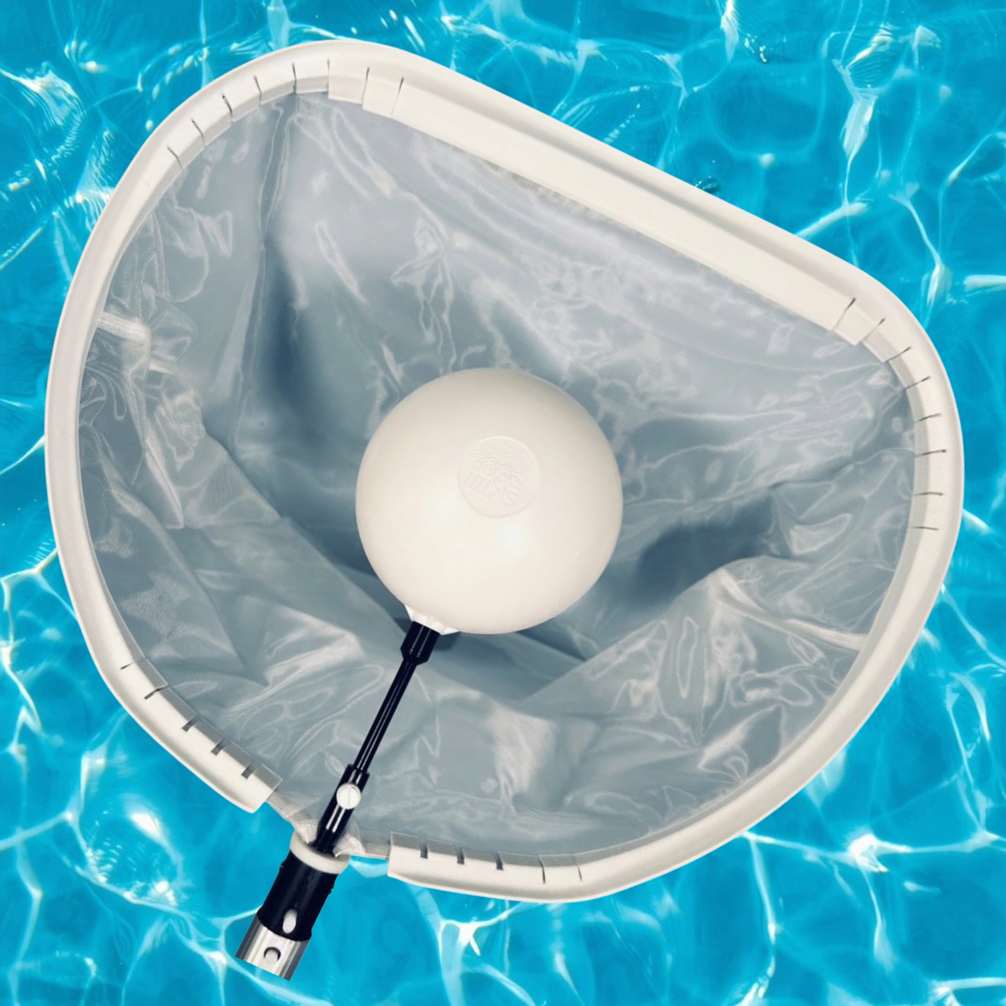 SKiM360 "Floater/Rake" Combo 18 Inch Fine Nylon Silt/Pollen Net - Sold 5 Per Box